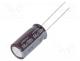 Capacitor  electrolytic, low ESR, THT, 68uF, 100VDC, Ø10x20mm, 20%