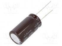 Capacitor  electrolytic, THT, 100uF, 400VDC, Ø16x31.5mm, 20%