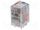 Relay  electromagnetic, 4PDT, Ucoil  24VDC, Icontacts max  6A, 0.9W