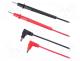 UT830 - Test leads, Umax  1kV, Imax  10A, 930mm, black,red, 2pcs.