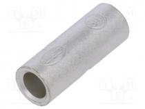  - Tip  butt splice, 2.63÷6.64mm2, crimped, for cable, non-insulated