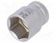  - Socket, 6-angles,socket spanner, HEX 24mm, 1/2", 37mm, Zyklop