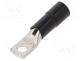  - Tip  ring tube, M5, Ø  5.2mm, 10mm2, crimped, for cable, insulated