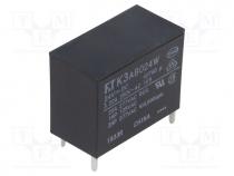 FTR-K3AB024W - Relay  electromagnetic, SPST-NO, Ucoil  24VDC, 25A, Series  FTR-K3
