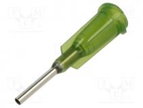 Needle  steel, 0.5", Size  14, straight, Mounting  Luer Lock
