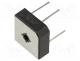 BR356W-DC - Bridge rectifier  single-phase, Urmax  600V, If  35A, Ifsm  400A