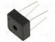 BR38-DC - Bridge rectifier  single-phase, Urmax  800V, If  3A, Ifsm  50A, BR-3