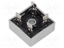 KBPC50005-DC - Bridge rectifier  single-phase, Urmax  50V, If  50A, Ifsm  500A