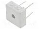 KBPC3508W-DC - Bridge rectifier  single-phase, Urmax  800V, If  35A, Ifsm  400A