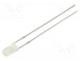 N0W33L36 - LED, 3mm, white cold, 8000÷16500mcd, 36, 2.8÷3.4V, No.of term  2