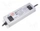 Power supply  switching, LED, 198.8W, 71....142VDC, 1400mA, IP67, 92%