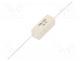   - Resistor  wire-wound, cement, THT, 50m, 10W, 5%, 12x12x32mm