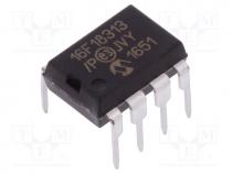 Microcontrollers PIC - IC  PIC microcontroller, 3.5kB, 32MHz, 2.3÷5.5VDC, THT, DIP8, PIC16