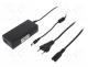 Power supply  switching, 12VDC, 5A, Out  5,5/2,1, 60W, 90....264VAC