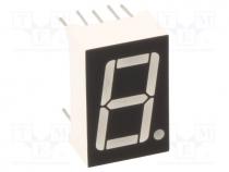 OSL10561-LG - Display  LED, 7-segment, 14.2mm, 0.56", No.char  1, green, 200mcd