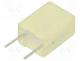 polypropylene Capacitor - Capacitor  polyester, 1uF, 40VAC, 63VDC, 5mm, 10%, 7.2x5x10mm, THT