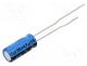 GRC00AA4701VTNL - Capacitor  electrolytic, THT, 47uF, 35VDC, Pitch  2mm, 20%, 2000h