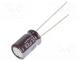 UPV1V820MGD - Capacitor  electrolytic, low ESR, THT, 82uF, 35VDC, Ø8x11.5mm, 20%