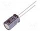 UPV1E101MGD - Capacitor  electrolytic, low ESR, THT, 100uF, 25VDC, Ø8x11.5mm