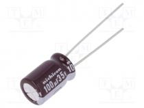 UPV1V101MGD - Capacitor  electrolytic, low ESR, THT, 100uF, 35VDC, Ø8x11.5mm
