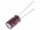 UPV1A271MGD - Capacitor  electrolytic, low ESR, THT, 270uF, 10VDC, Ø8x11.5mm