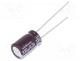 UPV0J331MGD - Capacitor  electrolytic, low ESR, THT, 330uF, 6.3VDC, Ø8x11.5mm