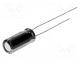 Capacitor  electrolytic, low ESR, THT, 4700uF, 6.3VDC, Pitch  5mm