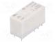 Relay  electromagnetic, DPDT, Ucoil  230VAC, 8A, 8A/250VAC, HF115F