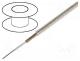 Wire  microphone cable, 1x0.5mm2, transparent, tinned,OFC, PVC