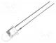 LED, red, 5mm, 1560÷3000mcd, 60, Front  convex, 1.8÷2.4VDC