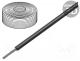 Wire, SiFF, 1x2.5mm2, stranded, Cu, silicone, black, -60÷180C, 500V