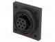 Connector  circular, socket, female, PIN  7, 5A, 250V, IP68, UL94V-0