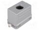 Enclosure for connectors  HDC, size E10, for cable, for latch