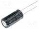 Capacitor  electrolytic, THT, 2200uF, 10VDC, Ø10x20mm, Pitch  5mm