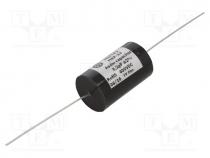 Capacitor  polypropylene, 8.2uF, 400VDC, 2%, Ø24x40mm, -25÷85C