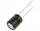 Capacitor  electrolytic, low ESR, THT, 220uF, 35VDC, Ø10x12.5mm