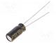 EEUFM1A101 - Capacitor  electrolytic, low ESR, THT, 100uF, 10VDC, Ø5x11mm, 20%