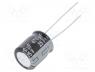 Capacitor  electrolytic, low ESR, THT, 470uF, 25VDC, Ø10x12.5mm