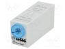 85.02-230 - Timer, 0,05s÷100h, DPDT, 250VAC/10A, Usup  230VAC, 230VDC, 85, PIN  8
