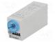 Timer, 0,05s÷100h, 4PDT, 250VAC/7A, Usup  230VAC, 230VDC, 85, PIN  14
