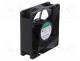 Fan  DC, axial, 24VDC, 80x80x25mm, 101.9m3/h, 47.5dBA, ball, IP68