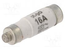 Fuse  fuse, 16A, 400VAC, 250VDC, ceramic,industrial, D01