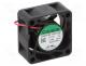 Fan  DC, axial, 12VDC, 40x40x20mm, 18.7m3/h, 28.5dBA, ball, 8200rpm