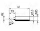 Tip, hoof, 2mm, for soldering iron,for soldering station