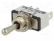 Switch  toggle, Pos  3, SP3T, (ON)-OFF-(ON), 10A/250VAC, 5A/25VDC