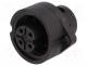 Connector  circular, socket, female, IP67, PIN  4(3+1), 3+PE, 16A