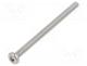 Screw, M3x45, 0.5, Head  cheese head, Phillips, A2 stainless steel