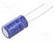 Capacitor  electrolytic, THT, 6.8uF, 500VDC, Ø10x16mm, 20%, 2000h