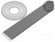 Wire  ribbon, 1.27mm, stranded, Cu, unshielded, PVC, grey, 30.5m