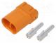 Connector  DC supply, plug, male, LFB50, 98A, 600V, PIN  2, IP67